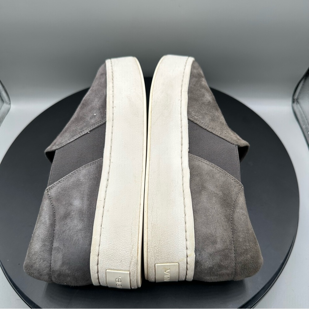 Vince Warren Suede Platform Slip On Sneaker Women 6 Gray - Picture 7 of 10